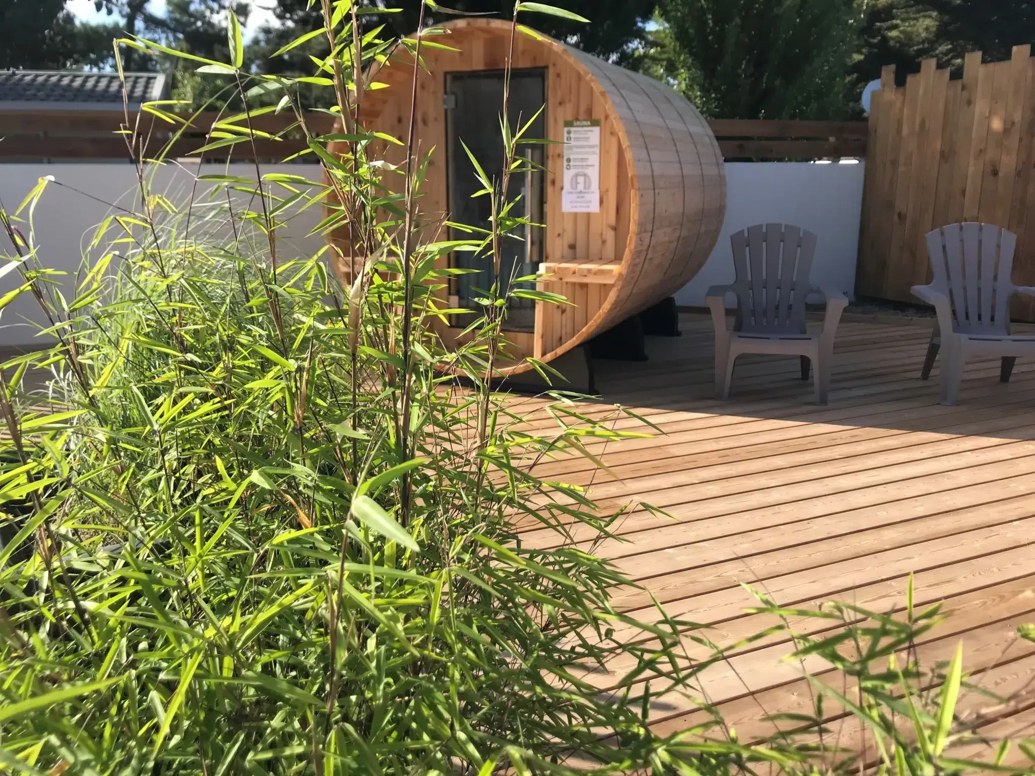 sauna et bambou au camping la conge (002)
