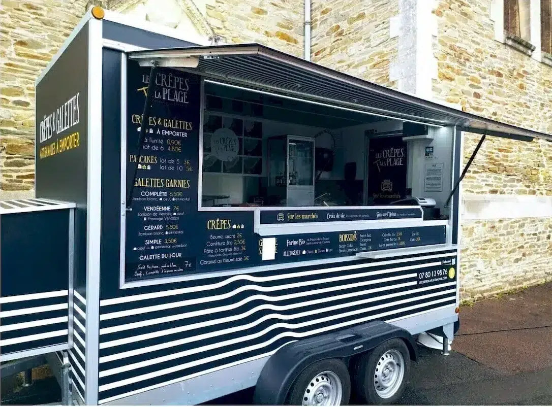 food truck les crepes a la plage