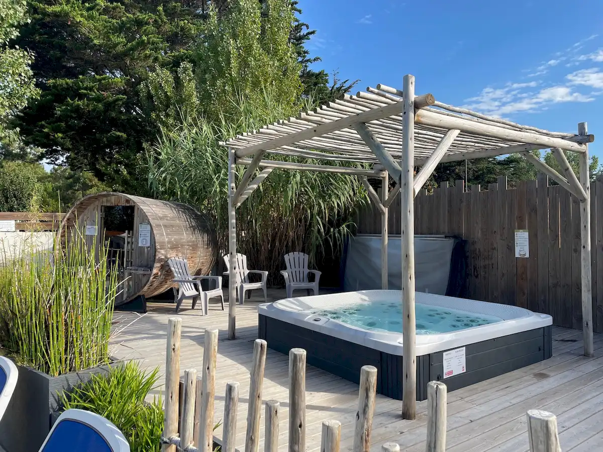 sauna spa camping la conge